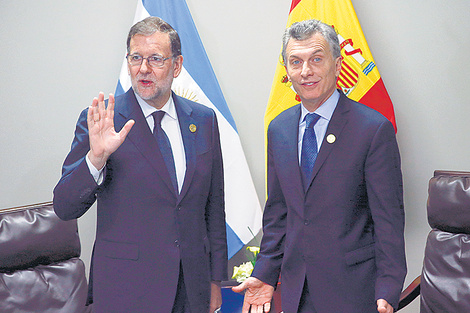 Mariano Rajoy es uno de los jefes de Estado con los que Mauricio Macri mantiene mejor relación. (Fuente: EFE)