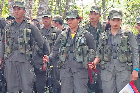 Las FARC reunidas para dejar las armas