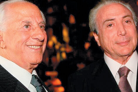 José Yunes y Michel Temer, amigos desde hace 50 años y líderes del PMDB.