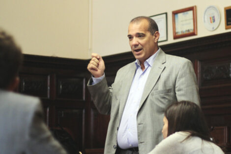 El presidente de la UCR provincial, Julián Galdeano.