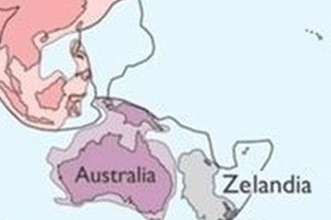 Zelandia, bajo el Pacífico sur, cambia el mapamundi