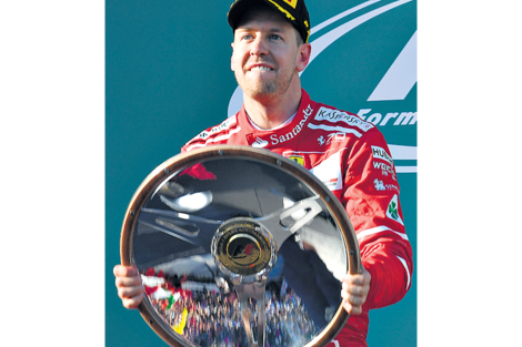 Vettel ganó en Australia