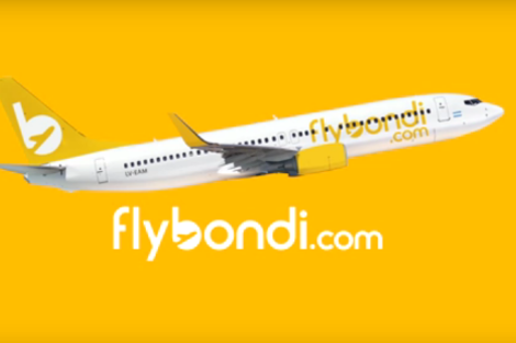 Fly Bondi, una de las low cost beneficiadas por el Gobierno.