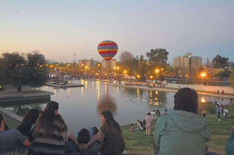 Parque Central, sobre la antigua estación de cargas del ferrocarril General San Martín. (Fuente: Gentileza Municipalidad de Mendoza)