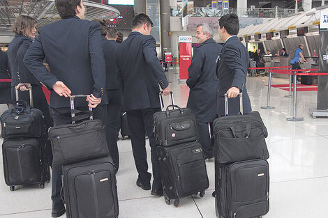 A la cabina del avión sin equipos electrónicos