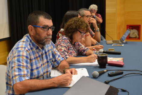 La asamblea de Amsafe provincial contó 23.738 votos por el no y sólo 6.716 por el sí. (Fuente: Eduardo Seval  )