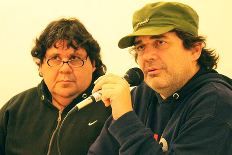 Néstor Segovia y Roberto Pianelli, dirigentes de AGTSyP