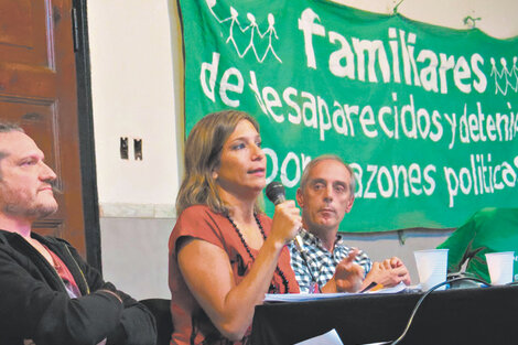 Sztajnszrajber, Lerena, Morresi y Radusso, en la ex Esma. (Fuente: Gentileza Familiares)