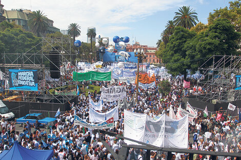 El Gobierno no cumple con la ley que lo obliga a una paritaria nacional. (Fuente: Leandro Teysseire)