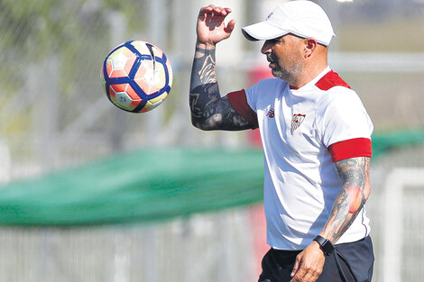 El técnico Sampaoli. (Fuente: EFE)