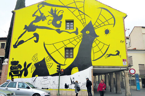 Mural cervantino de Miguel Rep.