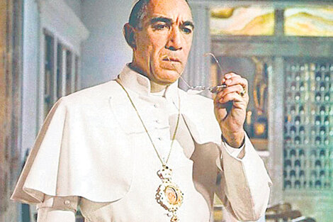 el Papa ucraniano de Anthony Quinn en Las sandalias del pescador (1968), de Michael Anderson.