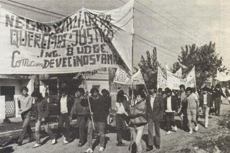 La masacre de los tres jóvenes había generado una fuerte reacción de los vecinos de Budge.