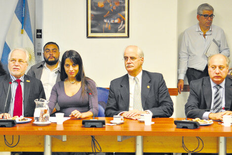 Los integrantes de la CIDH participaron de un encuentro con legisladores en el Congreso.