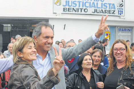 Esta semana, Daniel Scioli estuvo en Tandil y Benito Juárez.