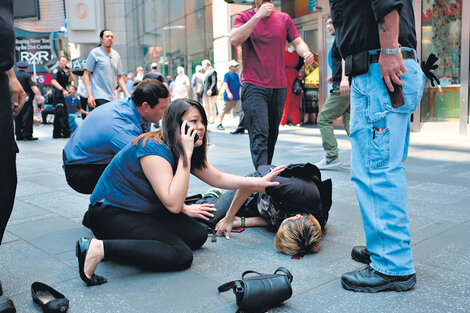 Pánico en Times Square por un atropello masivo