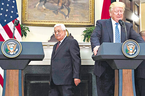 Abbas y Trump en Washington