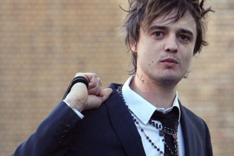 El cantante y guitarrista británico Pete Doherty.