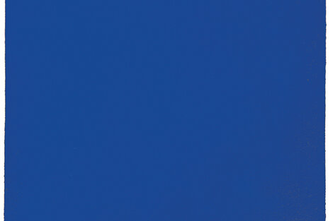 Monocromo azul sin título, 1961. Pigmento puro y resina sintética.