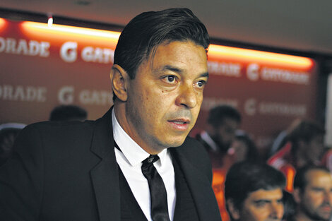 Marcelo Gallardo, DT de River. (Fuente: Alejandro Leiva)