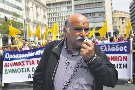 La situación sociolaboral en Grecia es dramática como consecuencia del ajuste impuesto por Alemania. (Fuente: AFP)