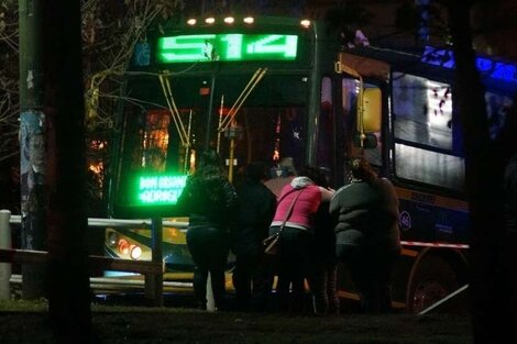 Paro por el crimen de un colectivero