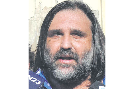 Baradel encabezó la delegación. (Fuente: Télam)