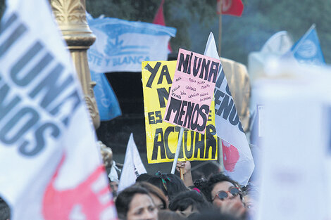 Emocionadas, fuertes, juntas para marchar en todo el país