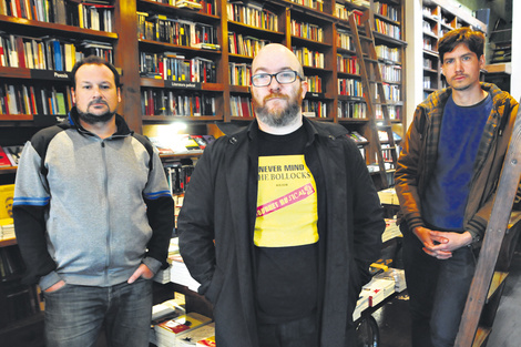 Leandro Donozo, creador de Gourmet musical, Salvador Cristófaro (Fiordo), y Marcos Almada (Alto Pogo). (Fuente: Rafael Yohai)