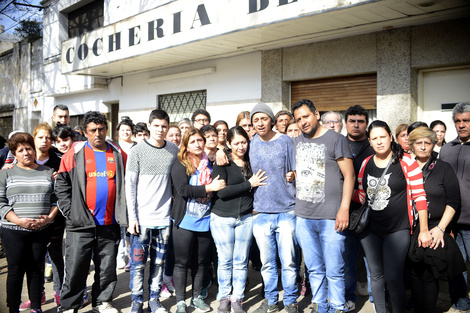 Toda la familia de David Campos conmocionada por el asesinato del joven a manos de la policía. (Fuente: Andres Macera)