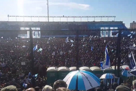 El acto de CFK