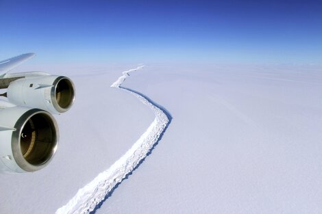 Se desprendió un iceberg gigante de la Antártida