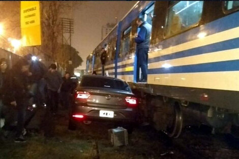 Otro accidente en el tren Sarmiento