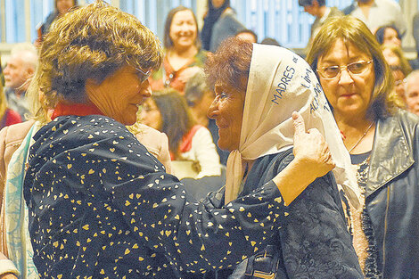 Taty Almeida es miembro de Madres de Plaza de Mayo Línea Fundadora. (Fuente: Télam)