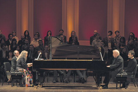 Argerich y Barenboim interpretaron, entre otras, Obras y transcripciones de Debussy. (Fuente: Arnaldo Colombaroli)