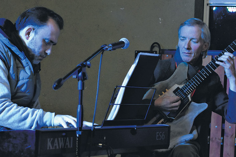 Abel Rogantini y John Stowell. (Fuente: Gentileza Eduardo Fisicaro)