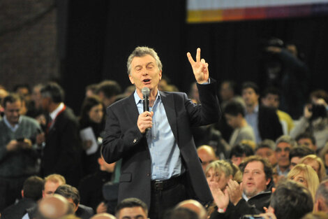 "Vamos por el camino correcto", profetizó ayer Mauricio Macri. (Fuente: Eduardo Seval  )