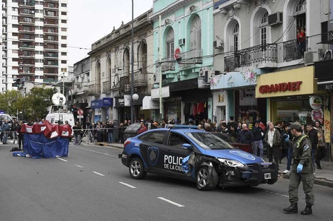 Un patrullero atropelló y mató a una mujer en Belgrano