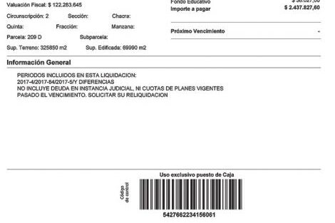 Para ARBA el predio presidencial tiene una valuación fiscal de 122 millones de pesos. Pero su valor al acto es de 477 millones y el de mercado el doble.