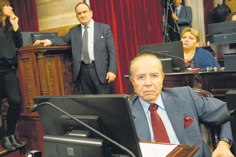 El regreso de Menem al banquillo