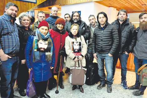 Los organismos de derechos humanos viajaron a Esquel la semana pasada para reclamar por Maldonado. (Fuente: Télam)