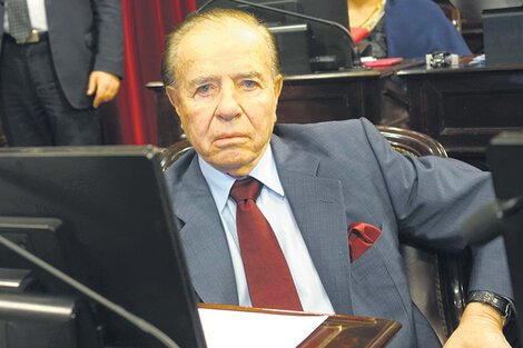 Si Menem no es autorizado a competir, perderá sus fueros y podría quedar preso por contrabando de armas. (Fuente: Pablo Piovano)