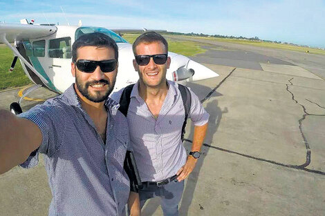 Los pilotos del Mitsubishi, Matías Ronzano y Emanuel Vega.