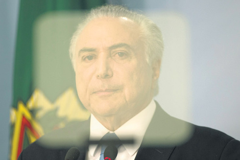 Temer obtuvo más oxígeno: el Congreso rechazó la denuncia de corrupción en su contra. (Fuente: EFE)