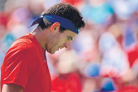 Juan Martín Del Potro cayó ayer 6-3 y 7-6 (4) ante Denis Shapovalov. (Fuente: EFE)