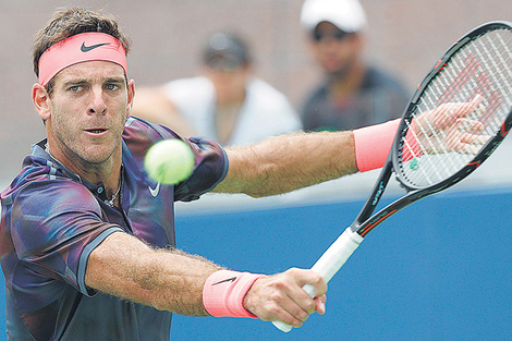 “Me voy contento con el resultado y con el juego”, dijo Del Potro. (Fuente: EFE)