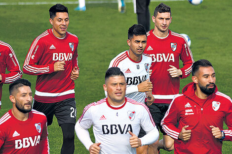 River trabajó de cara al debut del domingo, ante Temperley.