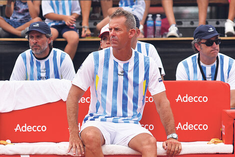 Daniel Orsanic, capitán del equipo argentino de Copa Davis. (Fuente: Lucía Grossman)