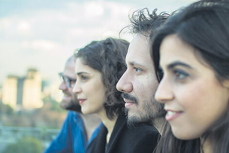 Melina Moguilevsky, Darío Jalfin, Candelaria Zamar y Juan Belvis, cuatro de los protagonistas del ciclo. (Fuente: Josefina Chevalier)