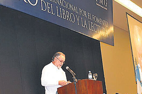 Mempo Giardinelli piensa enfocar sus palabras de bienvenida hacia “más literatura y más lectura”.